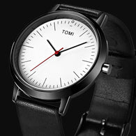 New Top Brand TOMI Men's Watches Sports Quartz Leather strap Casual Watch Women Wristwatch Ultra Thin Dial Luxury Watches Men
