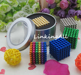 5mm 216 pcs Neo Cube Magic Cube Puzzle Metaballs Magnetic Balls with metal box Magnet Neo Cube Magic Toys Gift Xmas