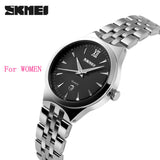 SKMEI Mens Watches Top Brand Luxury Fashion Casual Watch Men's Quartz Watches Dress Wristwatches Steel Quartz-Watch Reloj Hombre
