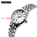 SKMEI Mens Watches Top Brand Luxury Fashion Casual Watch Men's Quartz Watches Dress Wristwatches Steel Quartz-Watch Reloj Hombre