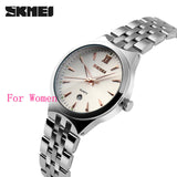 SKMEI Mens Watches Top Brand Luxury Fashion Casual Watch Men's Quartz Watches Dress Wristwatches Steel Quartz-Watch Reloj Hombre