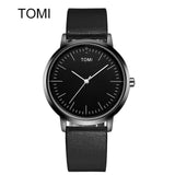 New Top Brand TOMI Men's Watches Sports Quartz Leather strap Casual Watch Women Wristwatch Ultra Thin Dial Luxury Watches Men