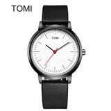 New Top Brand TOMI Men's Watches Sports Quartz Leather strap Casual Watch Women Wristwatch Ultra Thin Dial Luxury Watches Men