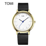 New Top Brand TOMI Men's Watches Sports Quartz Leather strap Casual Watch Women Wristwatch Ultra Thin Dial Luxury Watches Men
