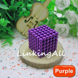 5mm 216 pcs Neo Cube Magic Cube Puzzle Metaballs Magnetic Balls with metal box Magnet Neo Cube Magic Toys Gift Xmas