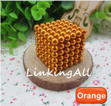 5mm 216 pcs Neo Cube Magic Cube Puzzle Metaballs Magnetic Balls with metal box Magnet Neo Cube Magic Toys Gift Xmas