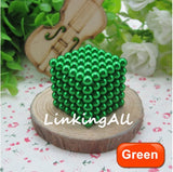 5mm 216 pcs Neo Cube Magic Cube Puzzle Metaballs Magnetic Balls with metal box Magnet Neo Cube Magic Toys Gift Xmas
