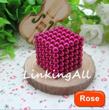 5mm 216 pcs Neo Cube Magic Cube Puzzle Metaballs Magnetic Balls with metal box Magnet Neo Cube Magic Toys Gift Xmas