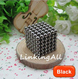 5mm 216 pcs Neo Cube Magic Cube Puzzle Metaballs Magnetic Balls with metal box Magnet Neo Cube Magic Toys Gift Xmas